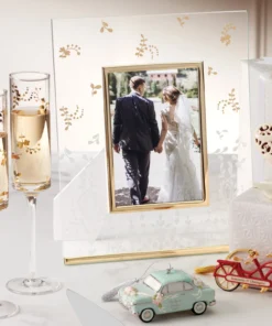 Lenox Opal Innocence Flourish 2-Piece Toasting Flute Set Drinkware