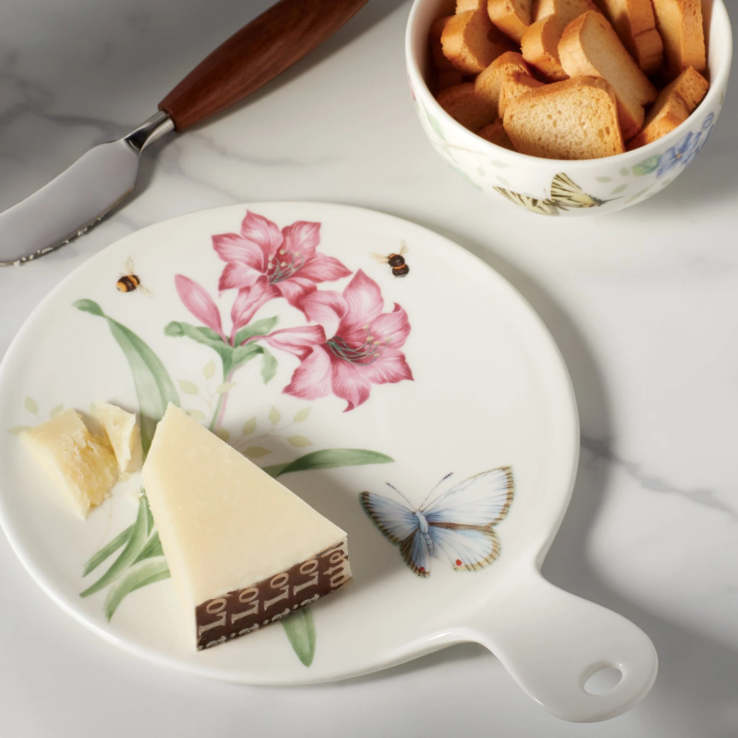 Lenox Dinnerware Butterfly Meadow Cheeseboard 4 Lenox Dinnerware Butterfly Meadow Cheeseboard