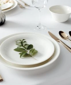 Lenox Dinnerware Profile White Porcelain 4-Piece Accent Plate Set 16 Lenox Dinnerware Profile White Porcelain 4-Piece Accent Plate Set