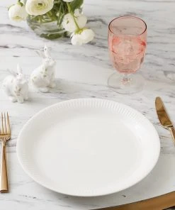 Lenox Dinnerware Profile White Porcelain 4-Piece Accent Plate Set