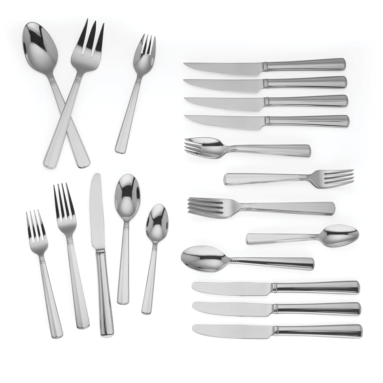 891199_wHR.jpg Lenox Ballard Court 30-Piece 18/10 Flatware Set