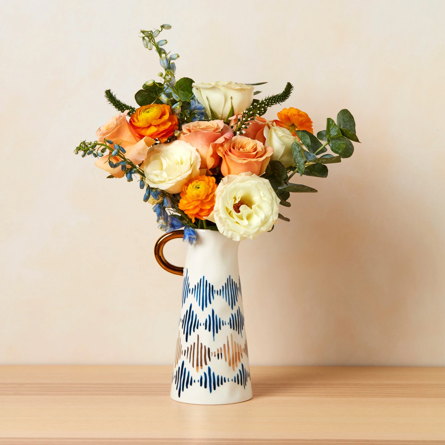 891206-LNP-S23-FEA-1.jpg Lenox Blue Bay Medium Pitcher Drinkware