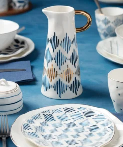 Lenox Blue Bay Medium Pitcher Drinkware