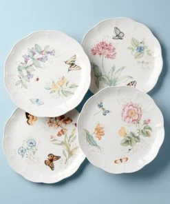 Lenox Dinnerware Butterfly Meadow 4-Piece Dinner Plate Set