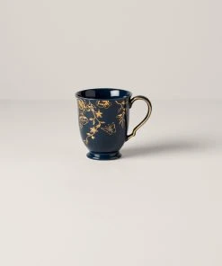 Lenox Dinnerware Sprig & Vine Footed Mug 4 Lenox Dinnerware Sprig & Vine Footed Mug