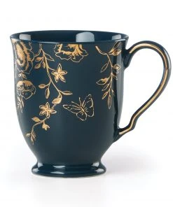 Lenox Dinnerware Sprig & Vine Footed Mug 6 Lenox Dinnerware Sprig & Vine Footed Mug