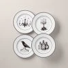 Lenox Vintage Halloween 4-Piece Dessert Plate Set 2 Lenox Vintage Halloween 4-Piece Dessert Plate Set
