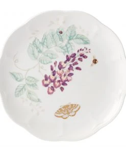 Lenox Butterfly Meadow Gold Accent Plate Dinnerware
