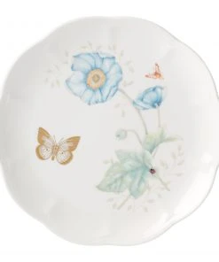 Lenox Butterfly Meadow Gold Accent Plate Dinnerware