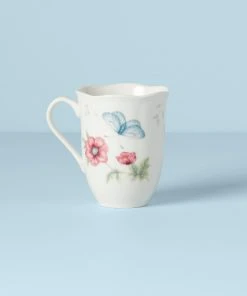 Lenox Butterfly Meadow Gold Mug Dinnerware
