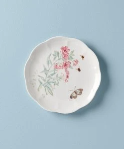 Lenox Butterfly Meadow Gold Accent Plate Dinnerware