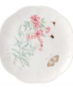 Lenox Butterfly Meadow Gold Accent Plate Dinnerware