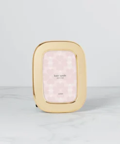 Kate Spade South Street 4" X 6" Gold Oval Frame Home Décor