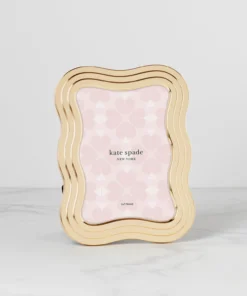 Kate Spade South Street 5" X 7" Gold Wavy Frame Home Décor