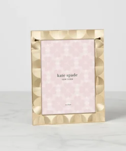 Kate Spade South Street 8" X 10" Gold Scallop Frame Home Décor