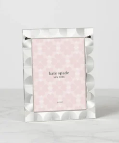 Kate Spade South Street 8" X 10" Silver Scallop Frame Home Décor