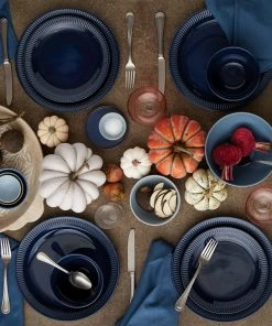 Lenox Profile Stoneware 4-Piece Dinner Plate Set Dinnerware