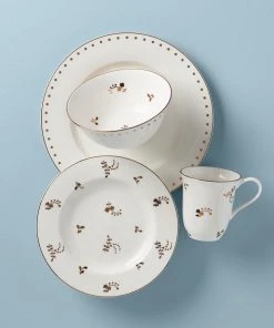 Lenox Dinnerware Opal Innocence Flourish 4-Piece Place Setting