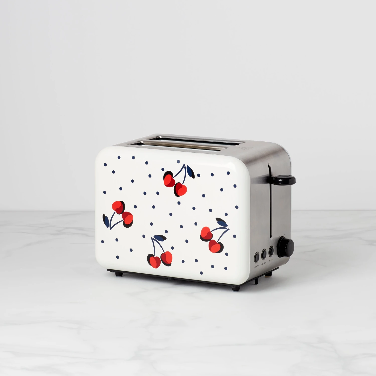 Kate Spade Kitchen Vintage Cherry Dot Toaster 3 Kate Spade Kitchen Vintage Cherry Dot Toaster