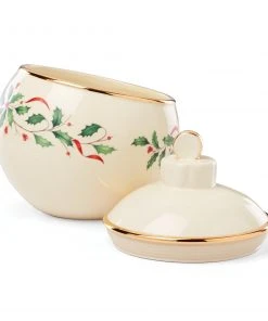Lenox Holiday Ornament Cookie Jar Dinnerware