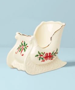 Lenox Dinnerware Holiday Sleigh Centerpiece Bowl