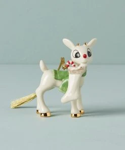 Lenox Rudolph's Surprise Stocking Ornament 4 Lenox Rudolph's Surprise Stocking Ornament