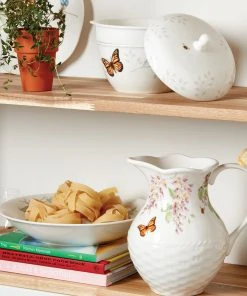 Lenox Butterfly Meadow 3-Piece Stackable Bowl Set 7 Lenox Butterfly Meadow 3-Piece Stackable Bowl Set