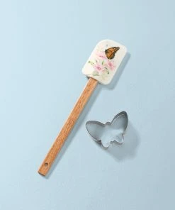 Lenox Butterfly Meadow Spatula & Cookie Cutter Set Kitchen