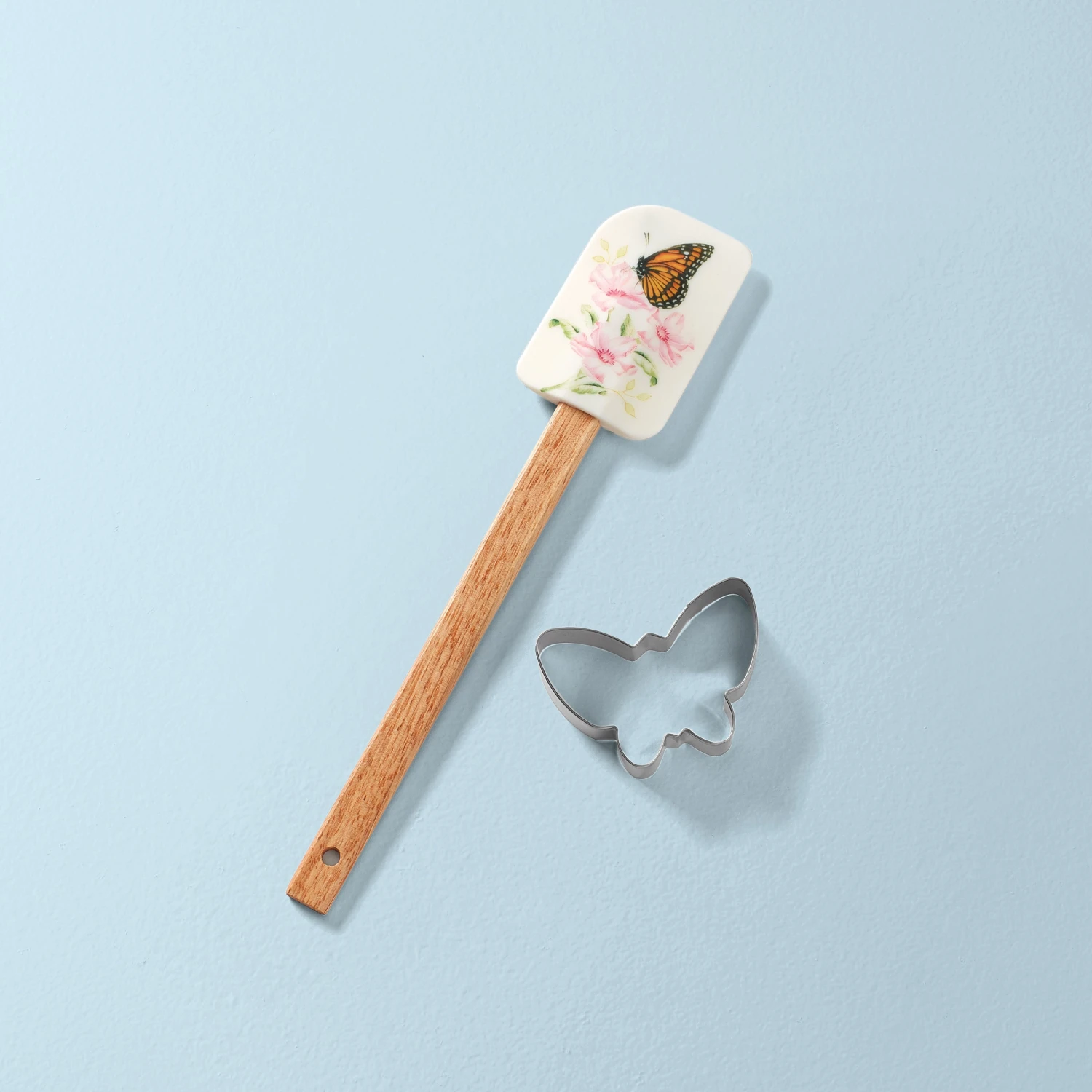 Lenox Butterfly Meadow Spatula & Cookie Cutter Set Kitchen 3 Lenox Butterfly Meadow Spatula & Cookie Cutter Set Kitchen