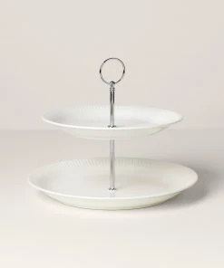 Lenox Profile 2-Tiered Server Dinnerware