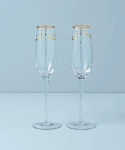 Lenox Disney Bridal 2pc Toasting Flutes Drinkware