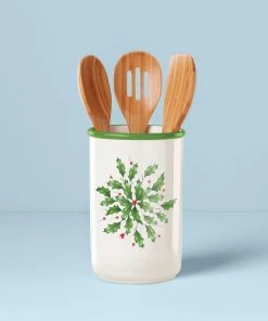 Lenox Holiday Utensil Holder Set Dinnerware