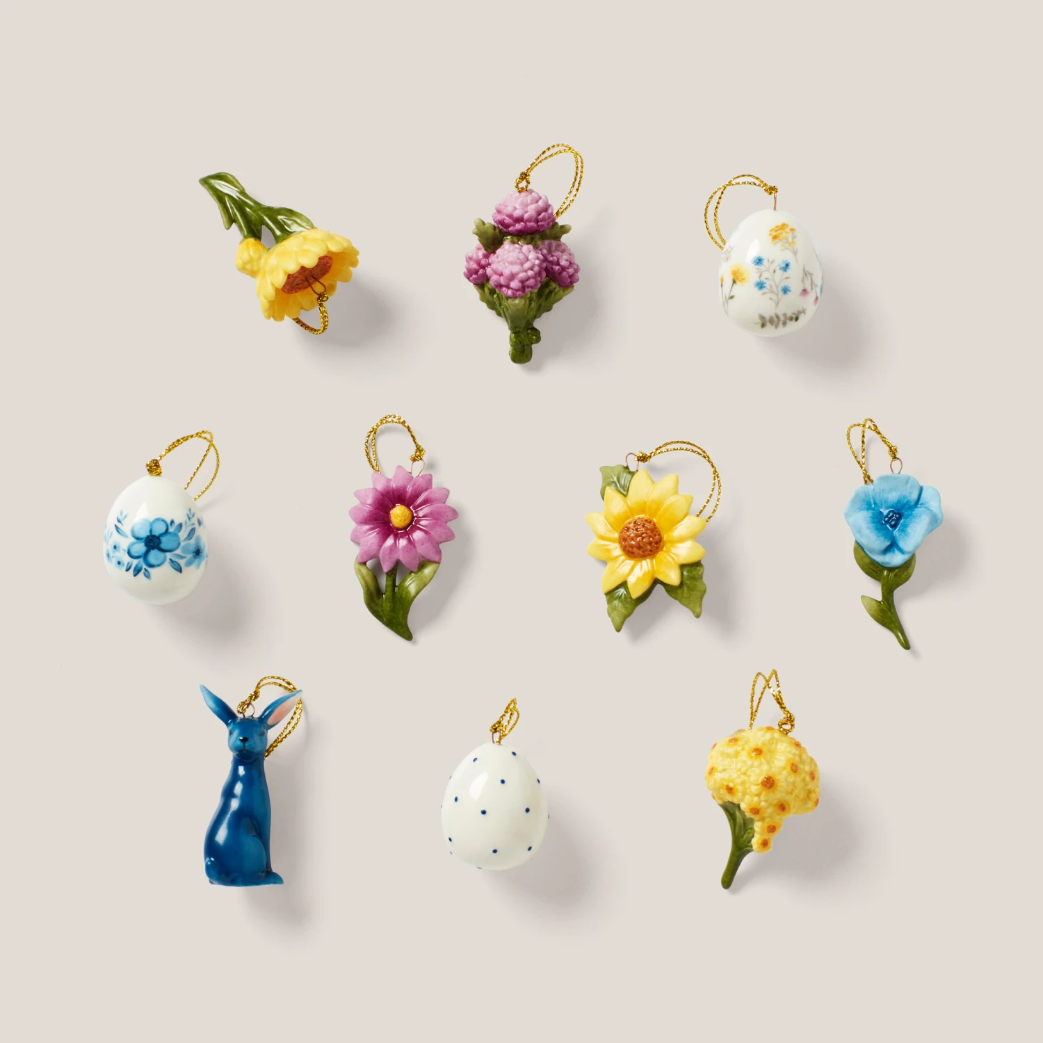 893393_w10.jpg Lenox Ornament Trees Floral Easter 10-Piece Ornament Set