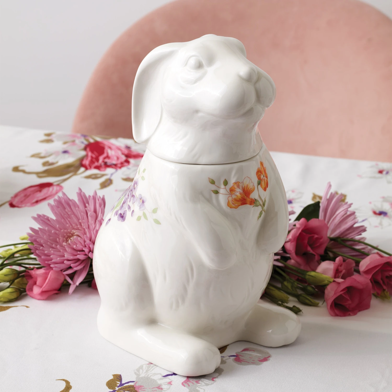 893454_w12.jpg Lenox Dinnerware Butterfly Meadow Bunny Cookie Jar