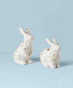 Lenox Dinnerware Butterfly Meadow Bunny Salt & Pepper