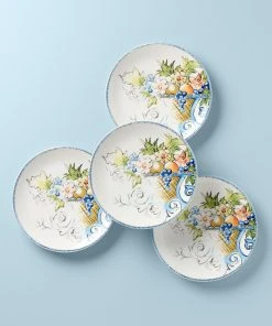 Lenox Dinnerware Autumn Studio 4-Piece Accent Plate Set