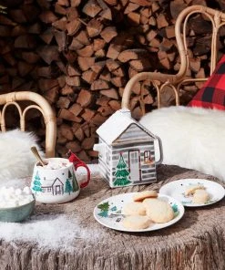 Lenox Balsam Lane Cabin Teapot