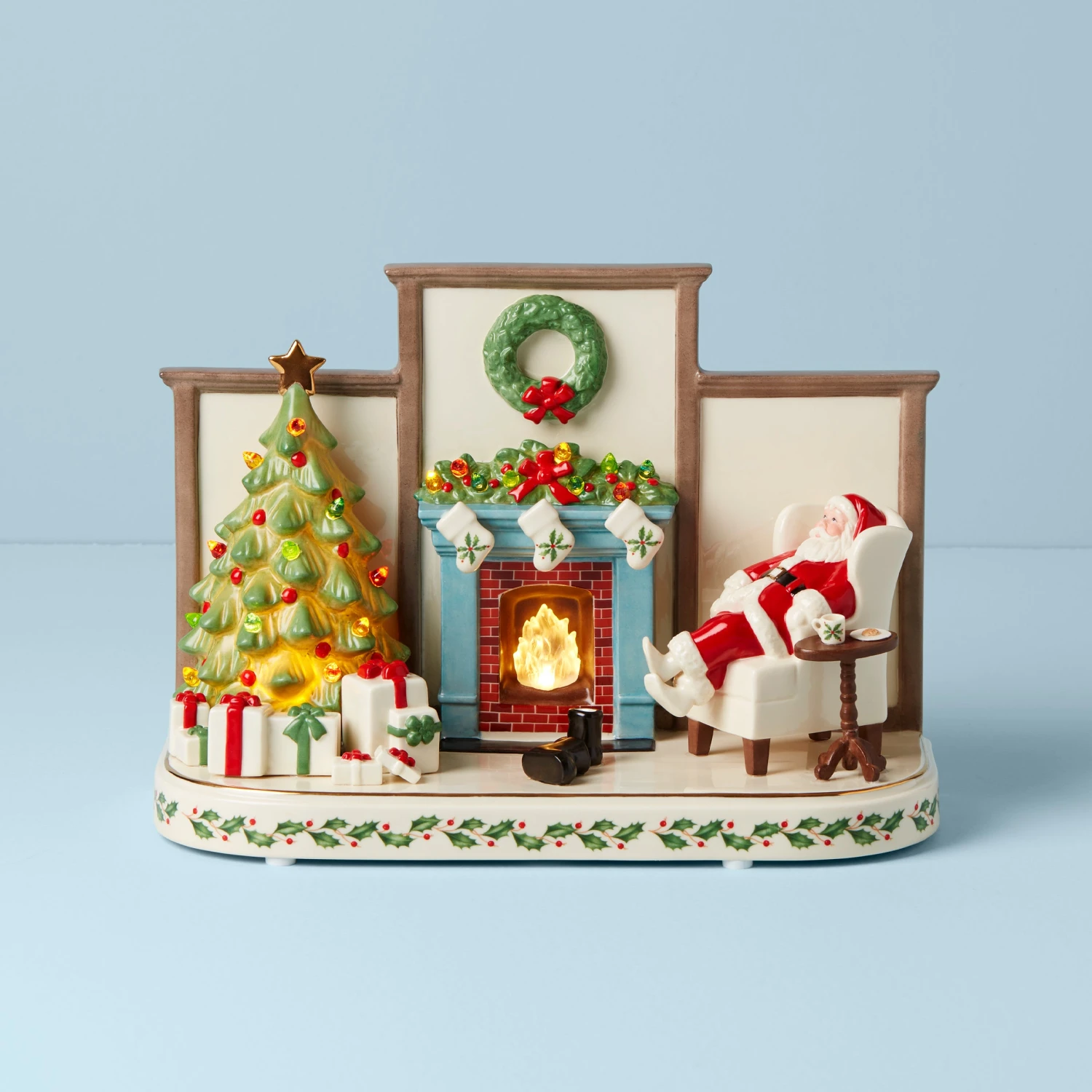 Lenox Holiday Cozy Christmas Light-Up & Musical Decor Décor 3 Lenox Holiday Cozy Christmas Light-Up & Musical Decor Décor