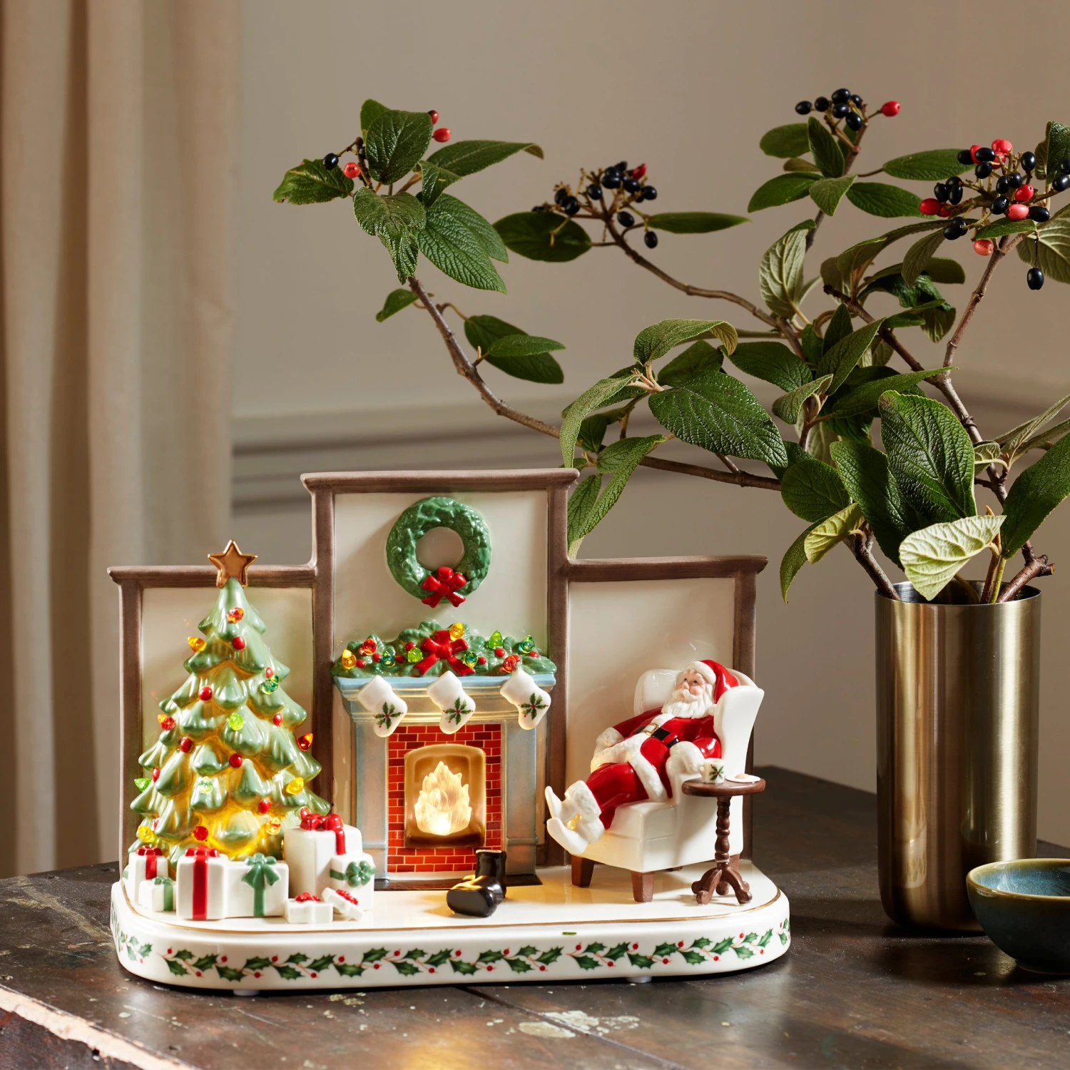 Lenox Holiday Cozy Christmas Light-Up & Musical Decor Décor 4 Lenox Holiday Cozy Christmas Light-Up & Musical Decor Décor