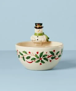 Lenox Holiday Snowman Bowl Dinnerware