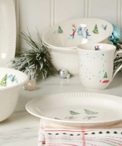 Lenox Profile Snow Day 4-Piece Bowl Set Dinnerware 4 Lenox Profile Snow Day 4-Piece Bowl Set Dinnerware