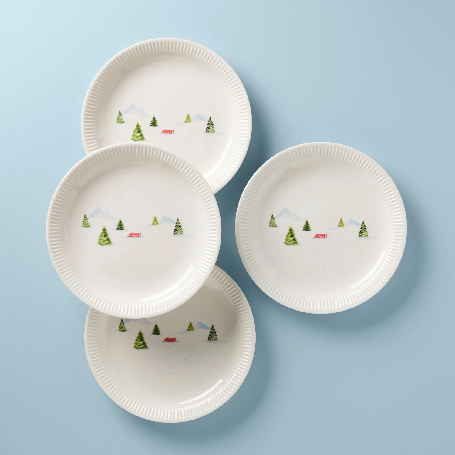 893508_w10.jpg Lenox Dinnerware Profile Snow Day 4-Piece Dinner Plate Set
