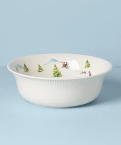 Lenox Dinnerware Profile Snow Day Serving Bowl