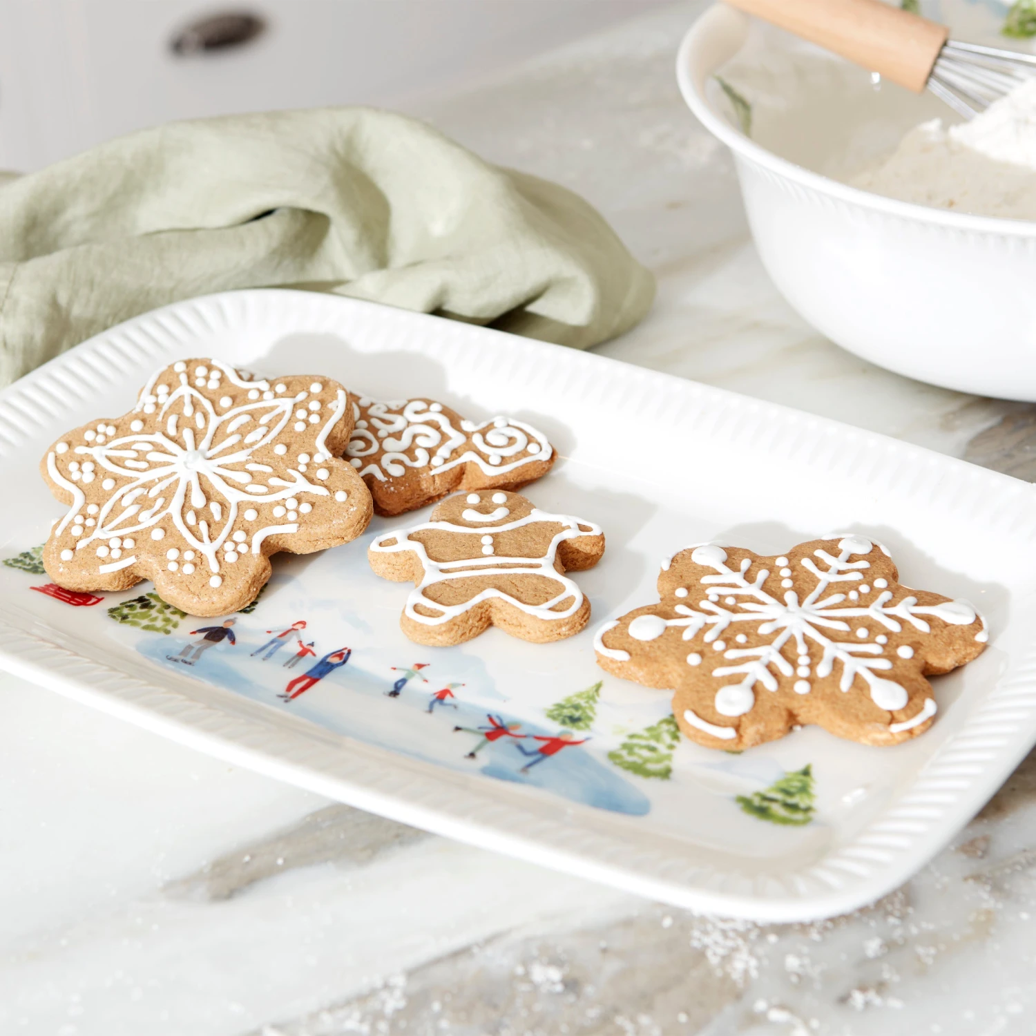 Lenox Profile Snow Day Platter 4 Lenox Profile Snow Day Platter