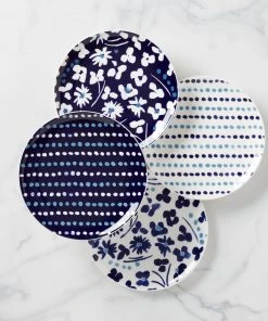 Kate Spade Dinnerware Floral Way 4-Piece Accent Plate Set