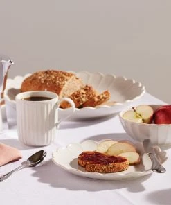 Lenox French Perle Scallop 4-Piece Accent Plate Set Dinnerware