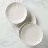 Lenox French Perle Scallop 4-Piece Dinner Plate Set Dinnerware