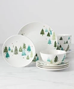 Lenox Balsam Lane 12-Piece Dinnerware Set