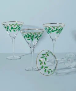 Lenox Holiday 4-Piece Martini Glass Set