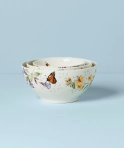 Lenox Butterfly Meadow 3-Piece Bowl Set